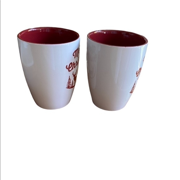 California Pantry Christmas 2020 Mug Set 2 with Reindeer and Christmas Trees - Picture 5 of 10